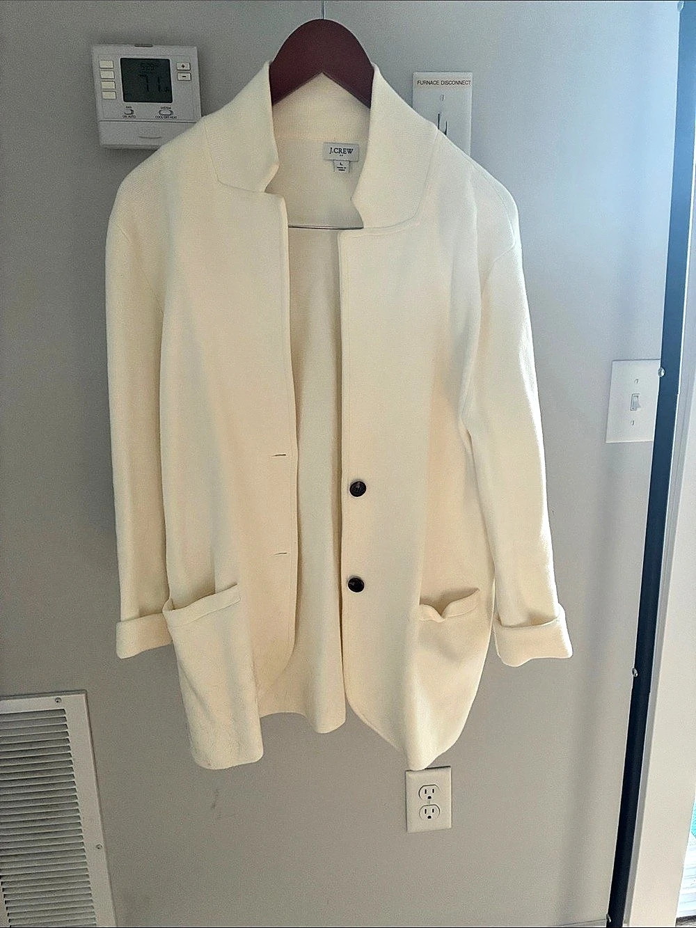 J.Crew Cotton Open Front Cardigan